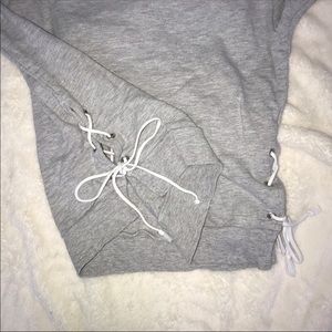 Gray Detail Sweater